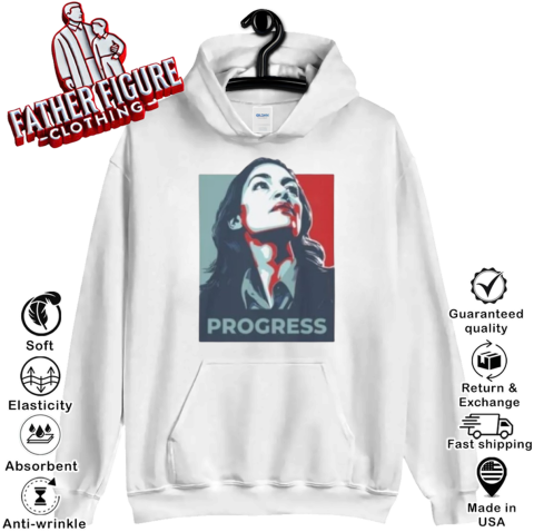 Alexandria Ocasio Cortez Aoc Progress Hoodie