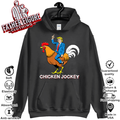 Chicken Jockey Funny Trump Hoodie