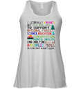 Activism Shirt Support National Parks Shirt Fund Education And Mental Health Racerback Tank