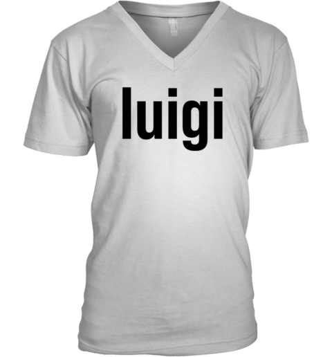 Brat Luigi V Neck T Shirt