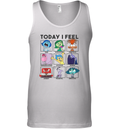 Disney Pixar Inside Out 2 Today I Feel Vintage Panels Tank Top