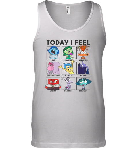Disney Pixar Inside Out 2 Today I Feel Vintage Panels Tank Top