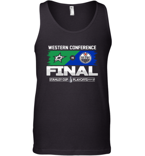 Dallas Stars Vs Vancouver Canucks 2024 Nhl Western Conference Final Tank Top