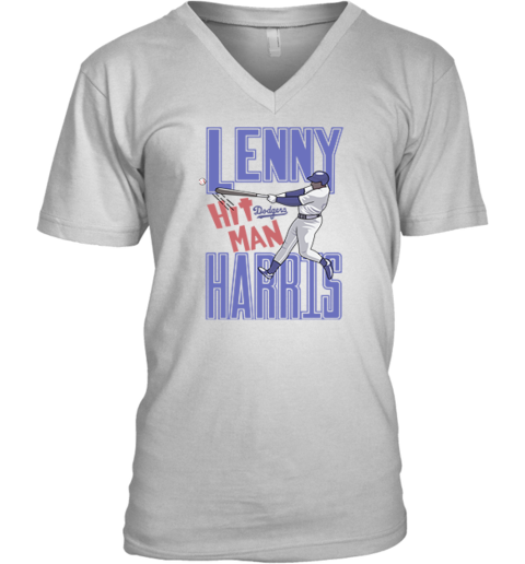 Darryl Strawberry Lenny Hit Man Harris V Neck T Shirt