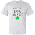 Bester Papa Der Welt Dyed Heavyweight T Shirt