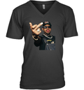 Chris Brown Middle Finger V Neck T Shirt