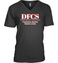 Dfcs The Department Of Fuck Common Sense V Neck T Shirt