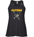 Autism Skeleton Meme Racerback Tank