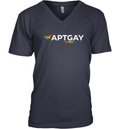 Aptgay Pt039S For Pride Lgbt V Neck T Shirt