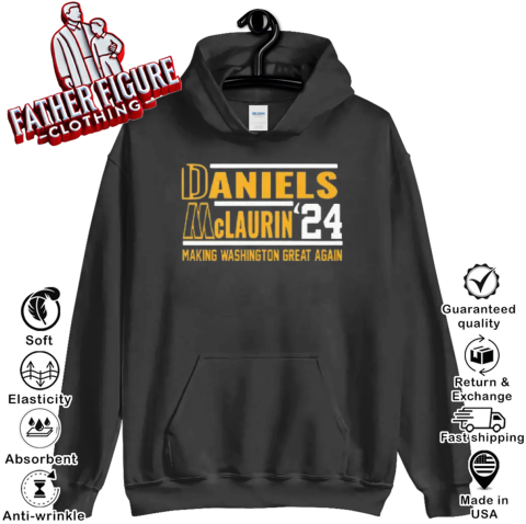 Daniels Mclaurin 24 Making Washington Great Again Hoodie