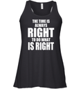 Chicago Bulls The Time Is Always Right To Do What Is Right Racerback Tank