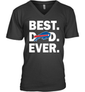 Best Buffalo Bills Dad Ever V Neck T Shirt