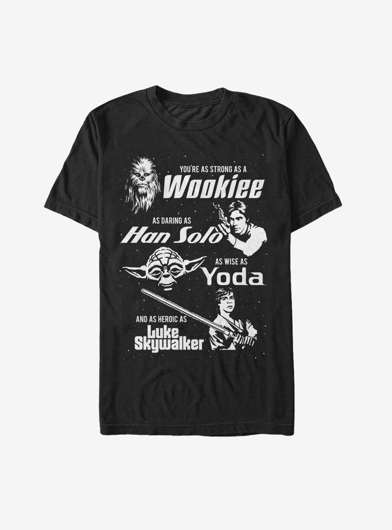 Star Wars Dad Qualities T-Shirt | Premium Unisex T-Shirt, Trending Graphic Tee