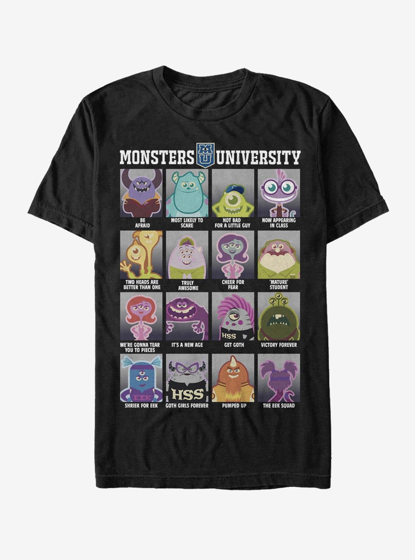 Monsters University Yearbook Page T Shirt T Shirt Trending US