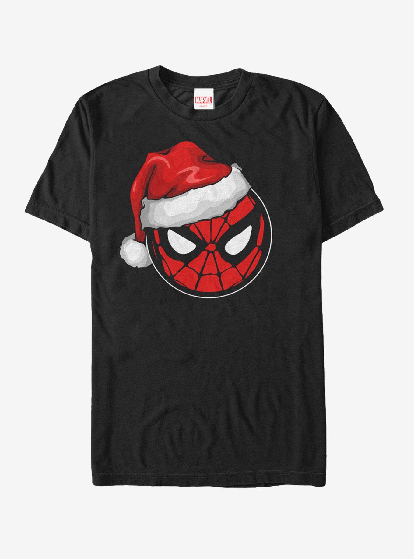 Marvel Christmas Spider-Man Santa Hat T-Shirt T-Shirt | Premium Graphic | Top Pick For Fans