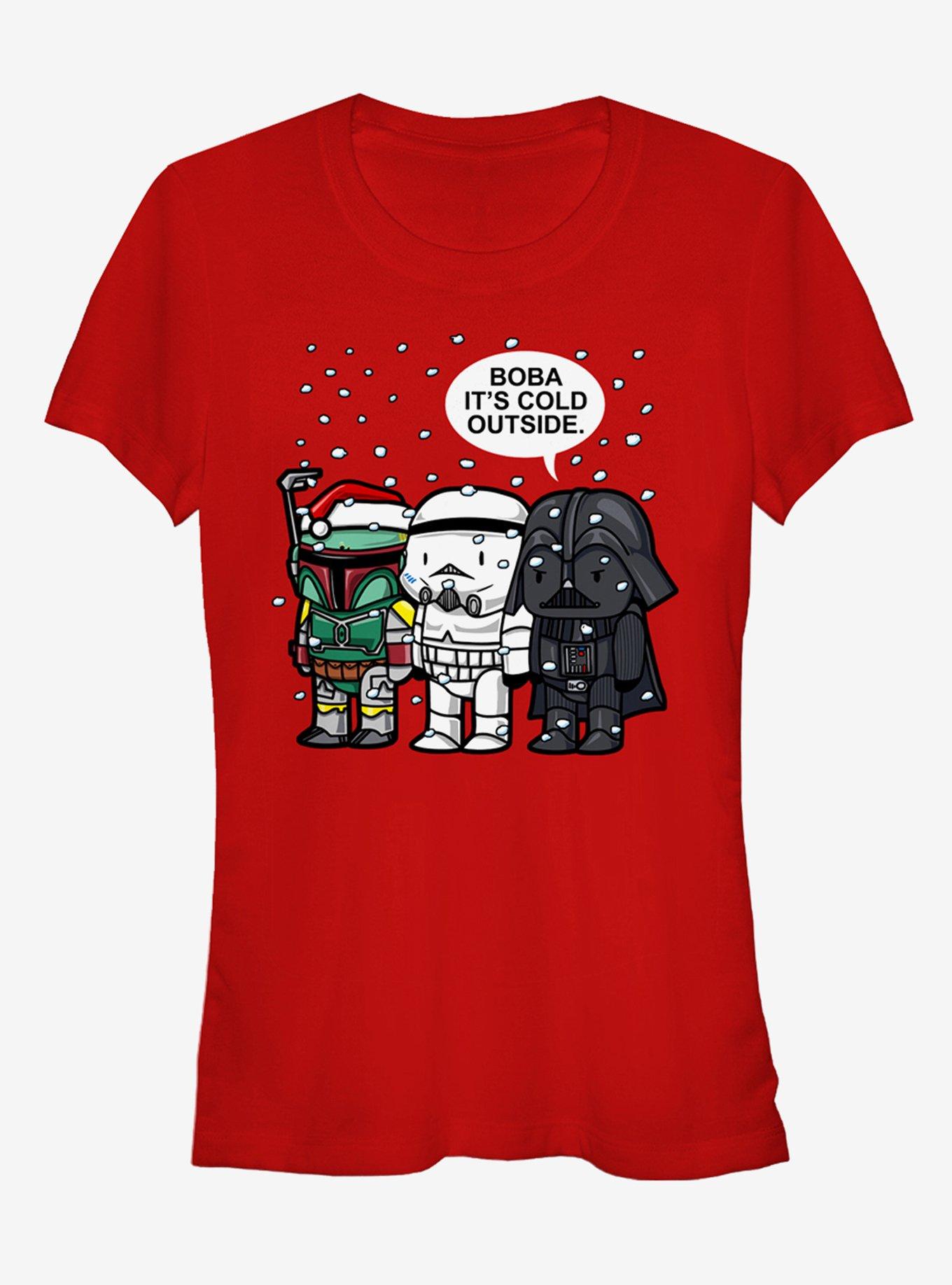 Star Wars Boba It s Cold Outside Girls T Shirt T Shirt Viral TikTok Gift Ready