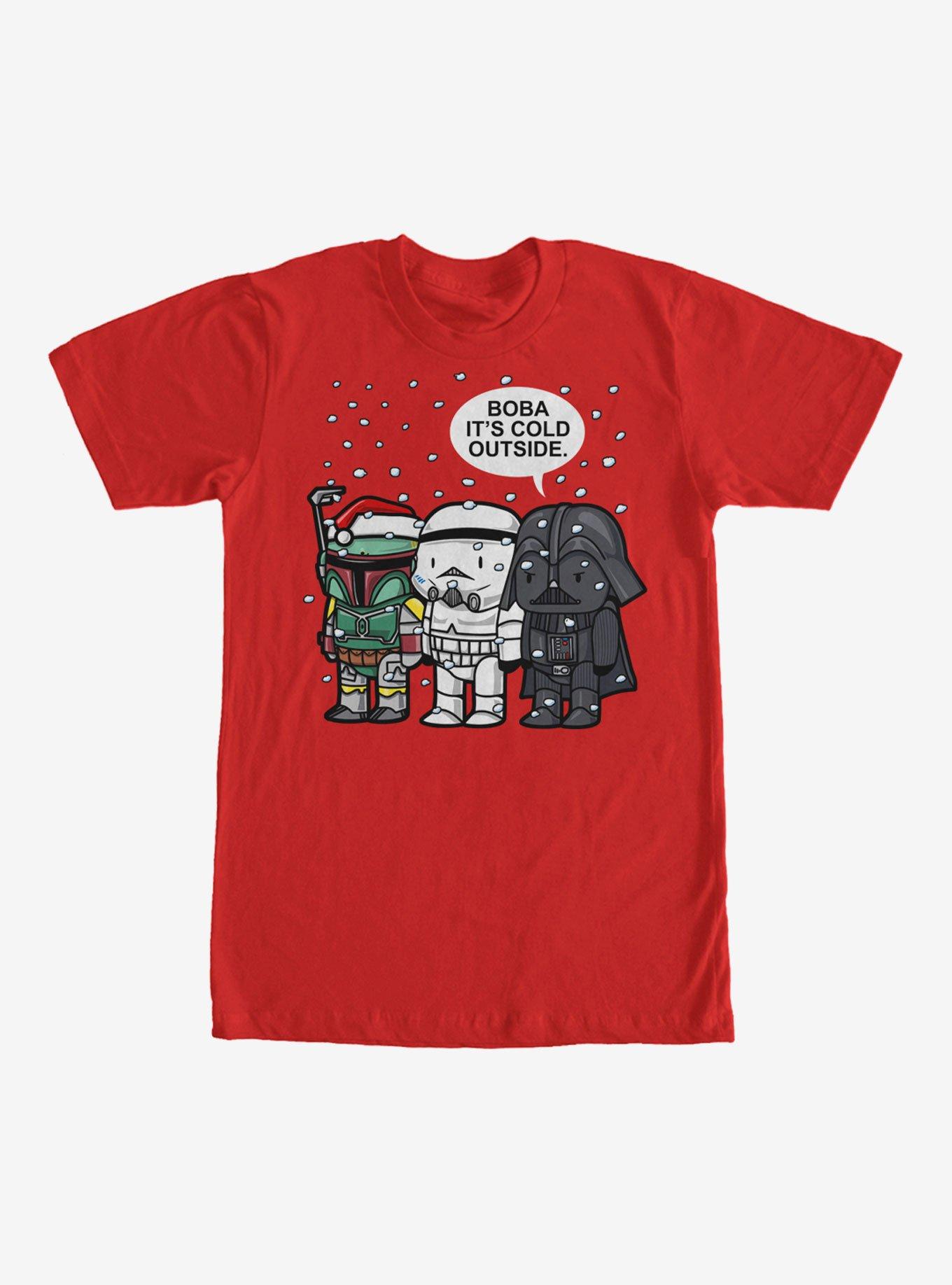 Star Wars Boba It s Cold Outside T Shirt T Shirt Streetwear Style Daily Wear