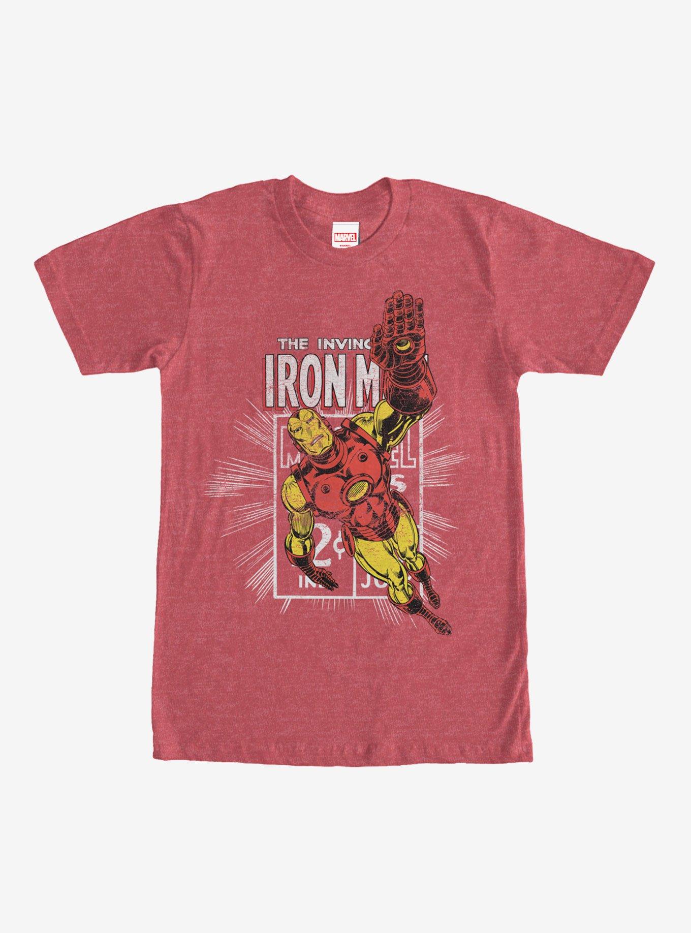 Marvel Iron Man Comic Book Cover T-Shirt | Premium Unisex T-Shirt, Trending Graphic Tee