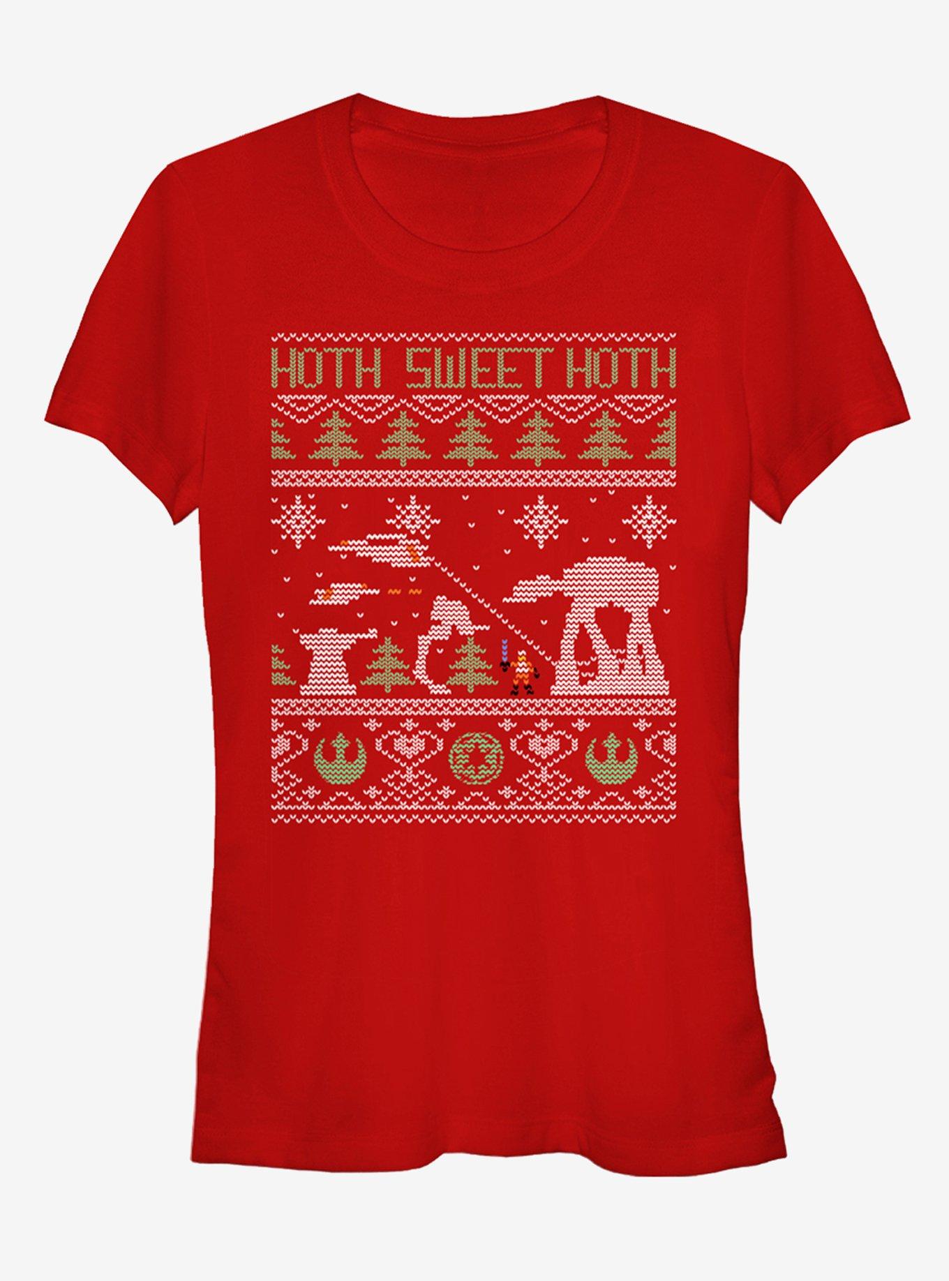 Star Wars Hoth Sweet Hoth Ugly Christmas Sweater Girls T-Shirt | Premium Unisex T-Shirt, Trending Graphic Tee