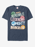 Marvel The Avengers Dad Words T-Shirt | Premium Unisex T-Shirt, Trending Graphic Tee