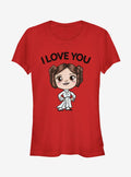 Star Wars Chibi I Love You Girls T-Shirt | Premium Unisex T-Shirt, Trending Graphic Tee