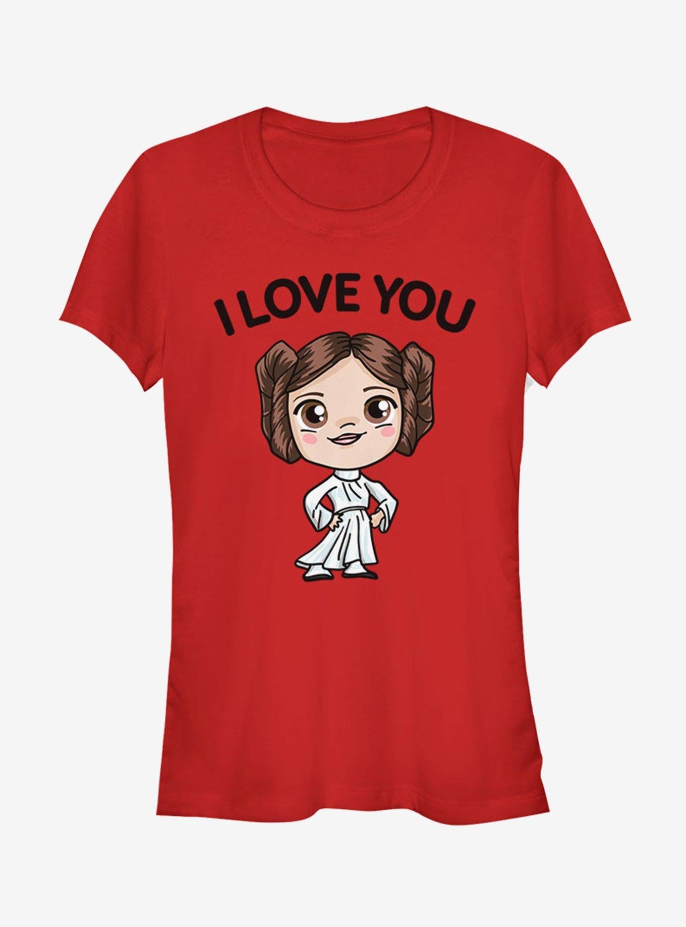 Star Wars Chibi I Love You Girls T-Shirt | Premium Unisex T-Shirt, Trending Graphic Tee