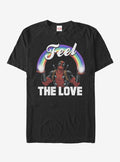 Marvel Deadpool Feel the Love T-Shirt | Premium Unisex T-Shirt, Trending Graphic Tee
