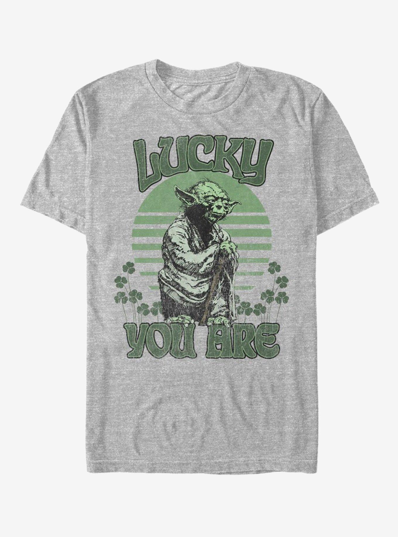 Lucasfilm Star Wars Lucky Is Yoda T-Shirt | Premium Unisex T-Shirt, Trending Graphic Tee