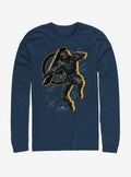 Marvel Avengers Endgame Ronin Splatter Navy Blue Long Sleeve T Shirt Long Sleeve T Shirt Viral TikTok Gift Ready