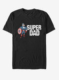 Marvel Captain America Super Dad T-Shirt | Premium Unisex T-Shirt, Trending Graphic Tee