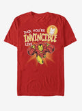 Marvel Iron Man Invincible like Dad T-Shirt | Premium Unisex T-Shirt, Trending Graphic Tee