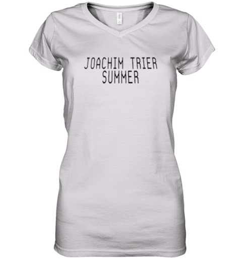 Elle Fanning Wearing Joachim Trier Summer Women039S V Neck T Shirt
