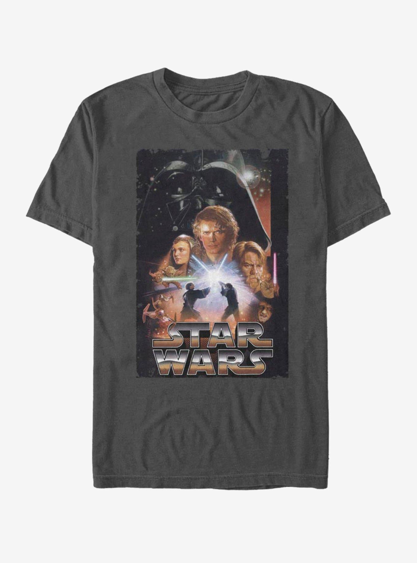 Star Wars Revenge Of The Sith Poster T Shirt T Shirt Comfort Fit Daily Wear