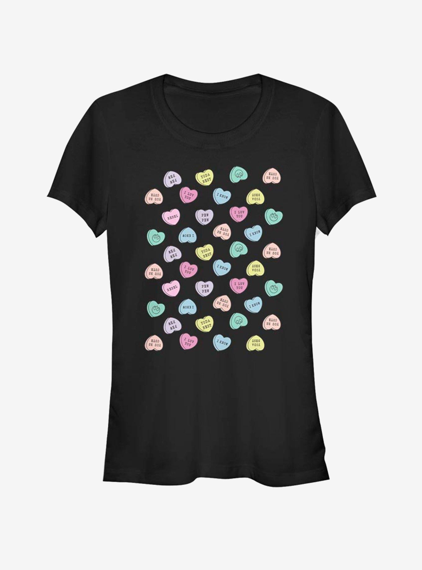 Star Wars Candy Hearts Girls T-Shirt | Premium Unisex T-Shirt, Trending Graphic Tee