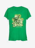 Star Wars Yoda Lucky Retro Girls T-Shirt | Premium Unisex T-Shirt, Trending Graphic Tee