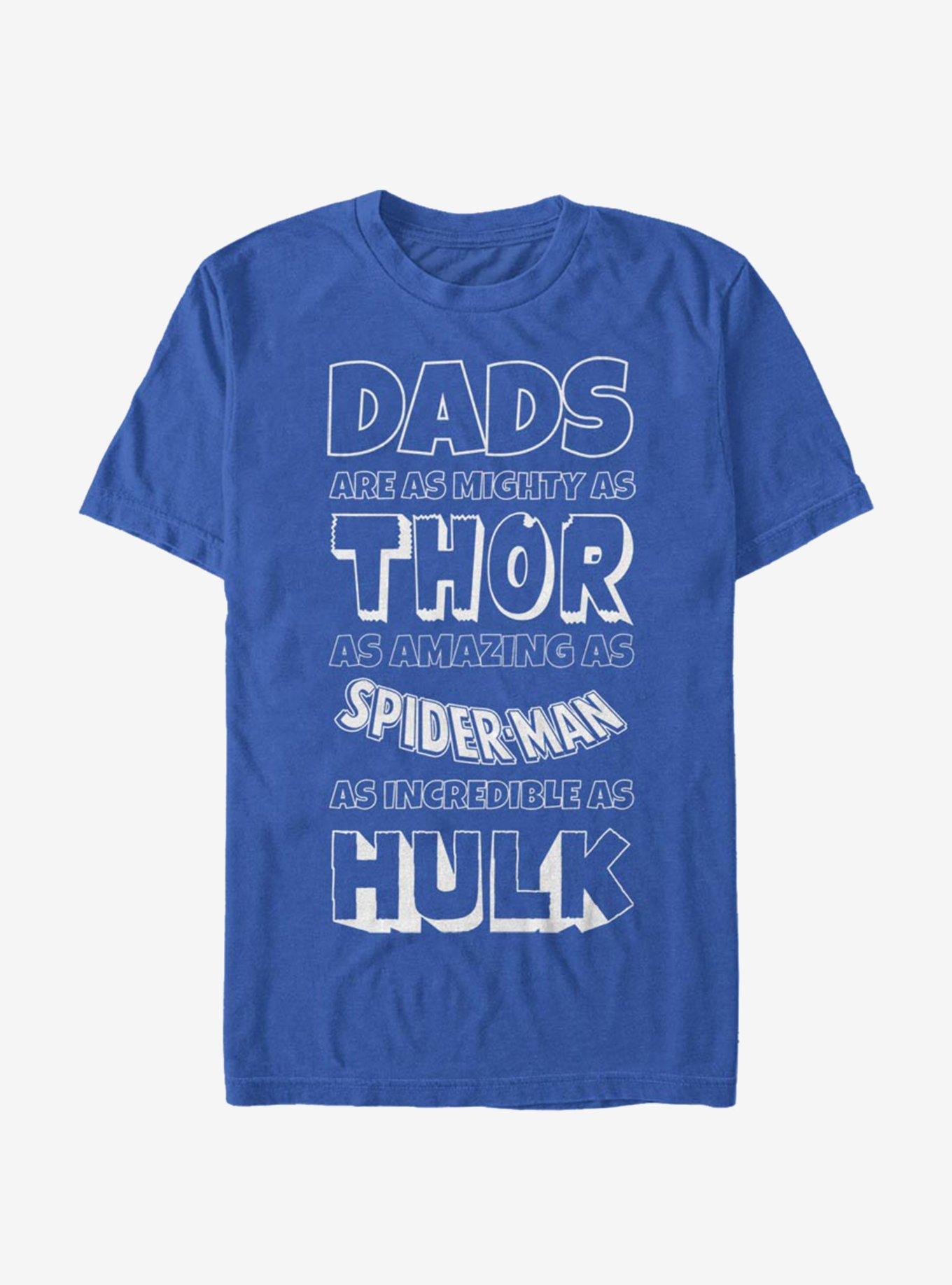 Marvel Marvel Dads T-Shirt | Premium Unisex T-Shirt, Trending Graphic Tee