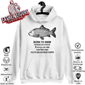 Born To Swim Ocean Is A Fuck Shirt Kill Em All 1989 I Am Fish Man Hoodie