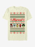 Marvel Avengers Merriest Heroes Ugly Christmas T-Shirt T-Shirt | Fan Favorite Style | Perfect For Daily Wear