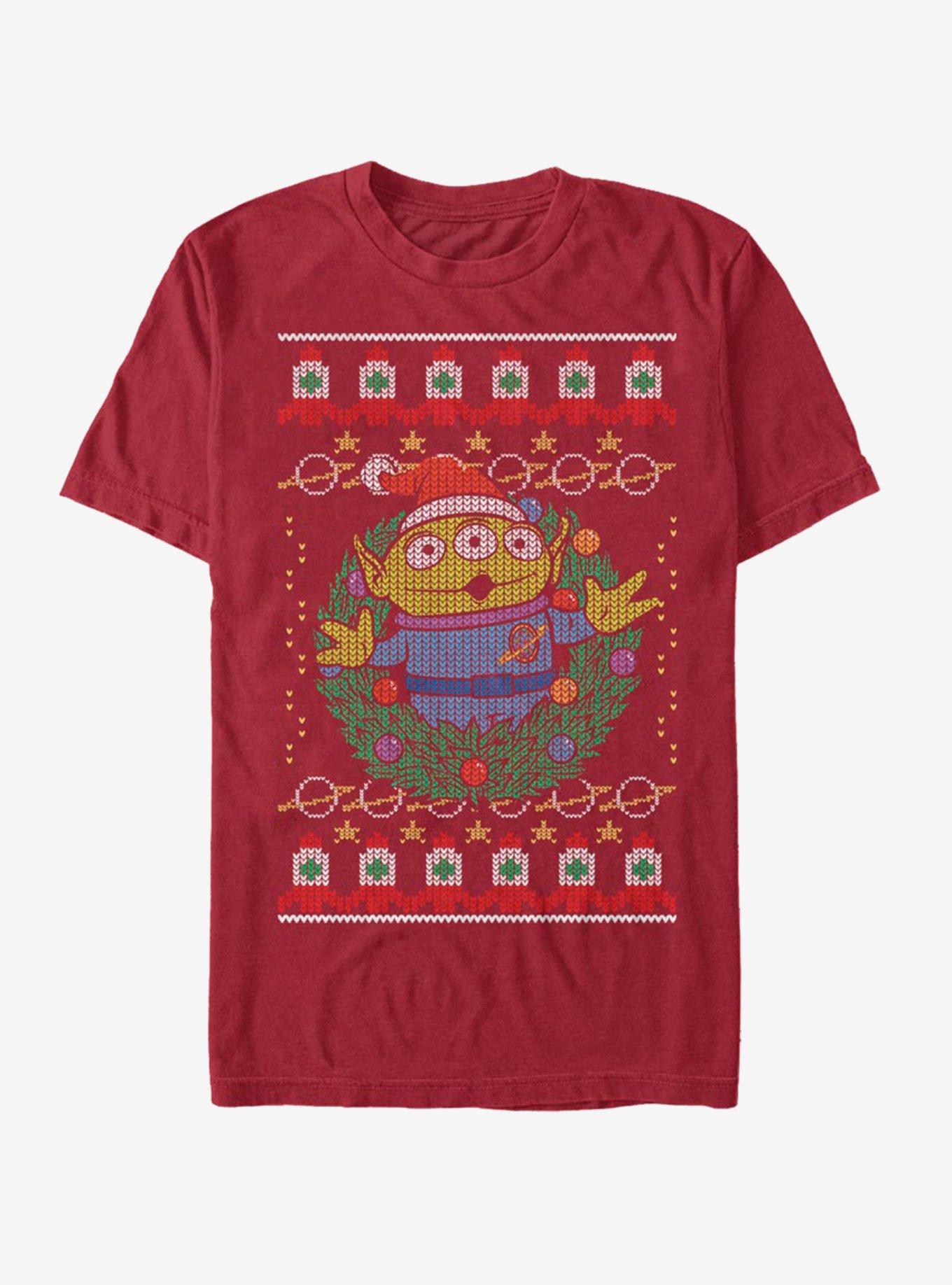 Disney Toy Story Santa Alien Ugly Christmas T-Shirt T-Shirt | Best-Selling Design | Great Gift Idea