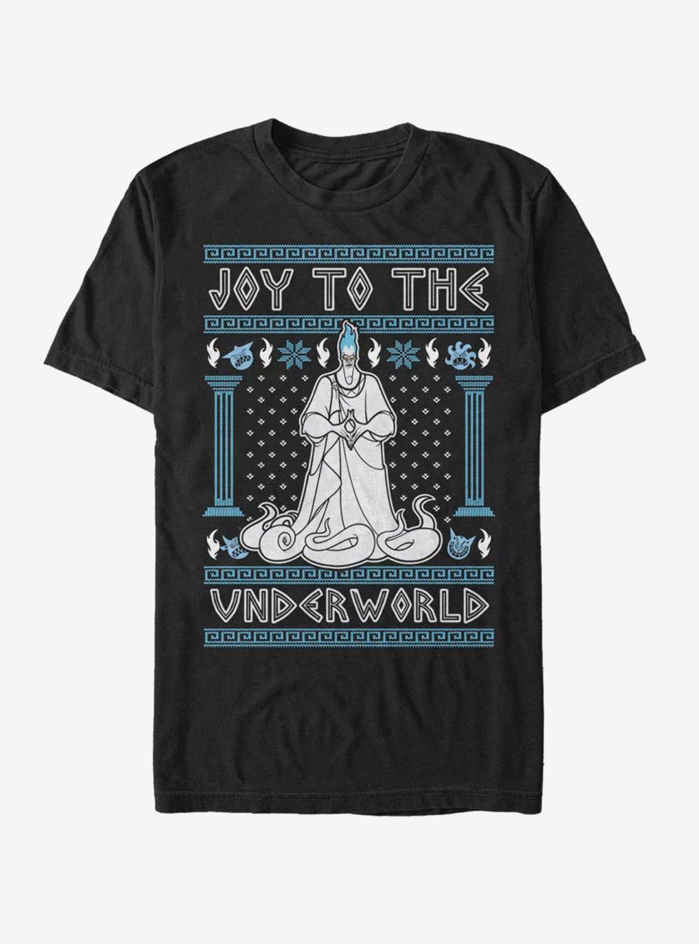 Disney Hercules Hades Joy To The Underworld Ugly Christmas T-Shirt T-Shirt | Trending Streetwear Style | Perfect For Daily Wear