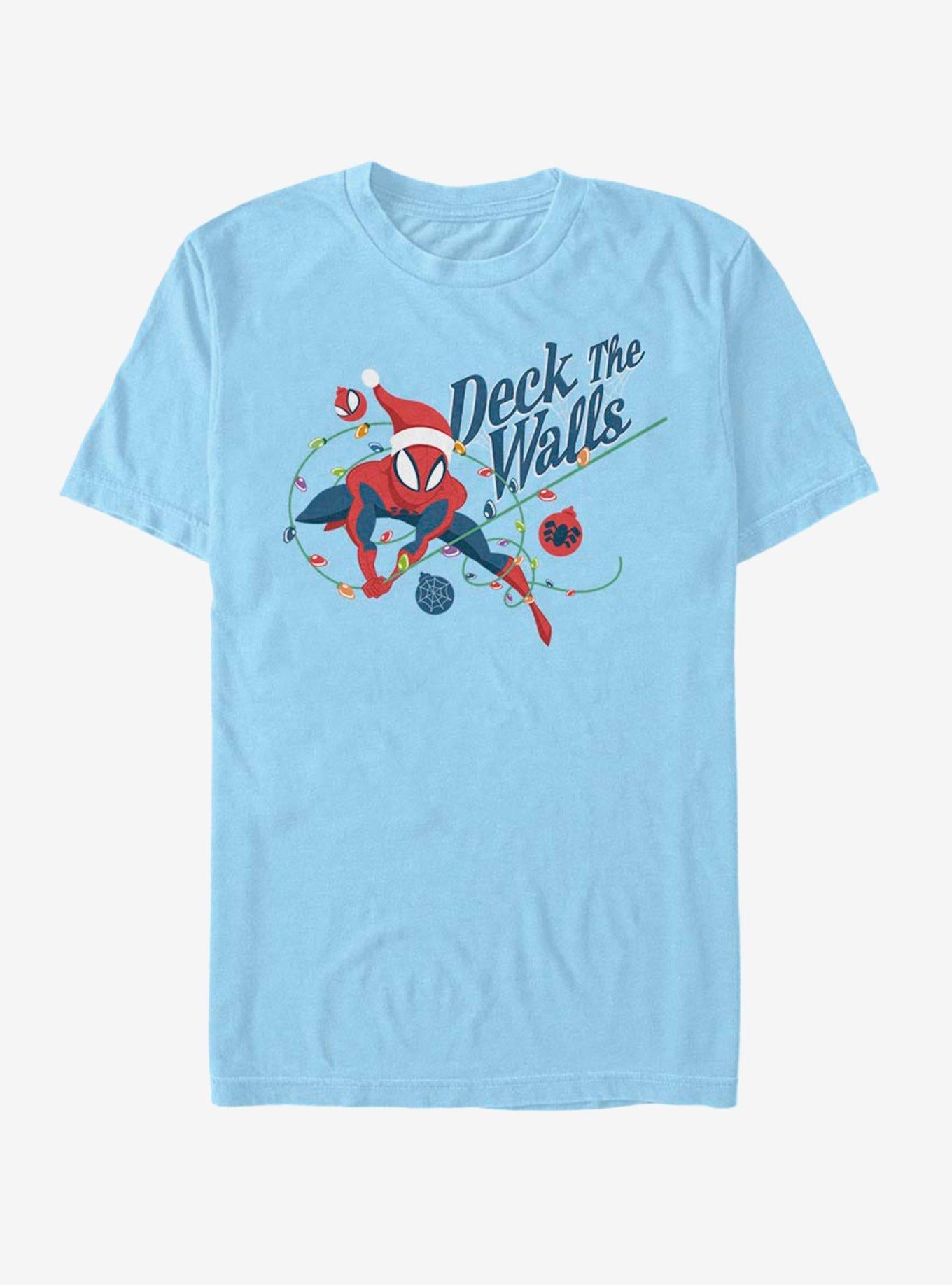 Marvel Spider-Man Deck The Walls Christmas T-Shirt T-Shirt | Top Trending Artwork | Top Pick For Fans