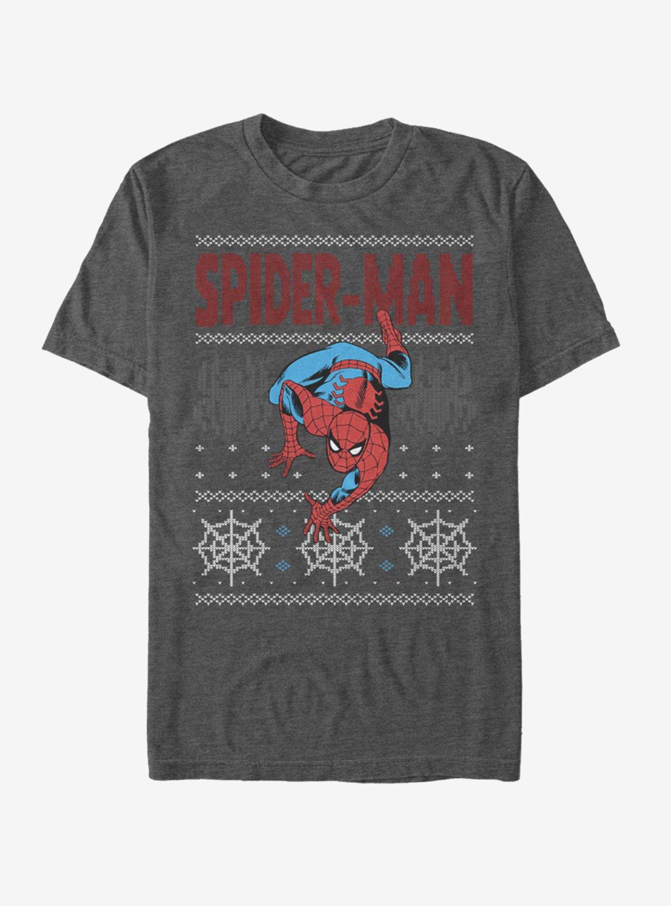 Marvel Spider-Man Ugly Spidey Christmas Sweater T-Shirt T-Shirt | Best-Selling Design | High Demand Item