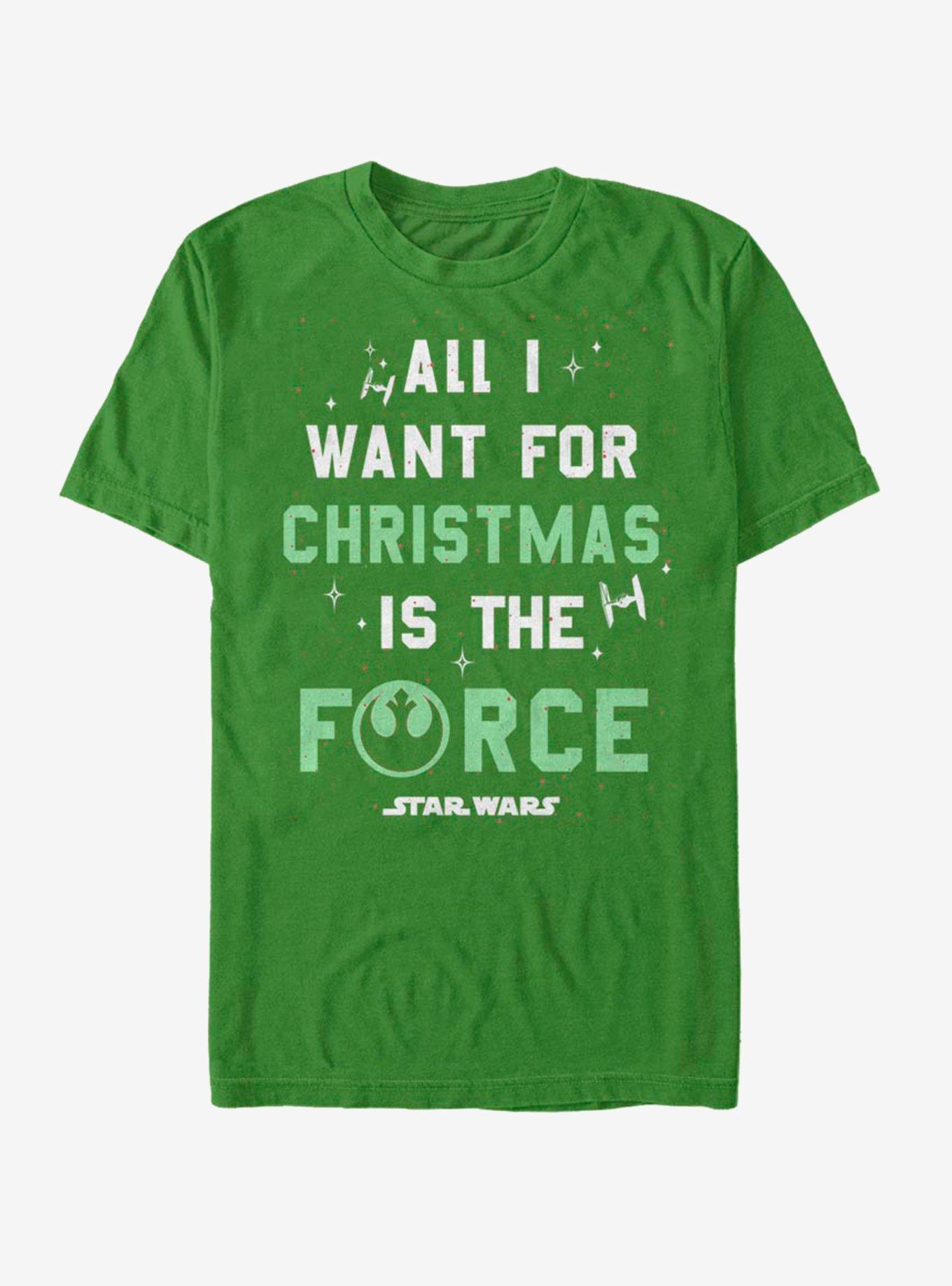 Star Wars Want The Force Christmas T-Shirt T-Shirt | Exclusive Art Design | High Demand Item