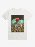 2323 Astronaut In Cosmic Sunflower Field White T Shirt T Shirt Gym Lifestyle Hot Right Now