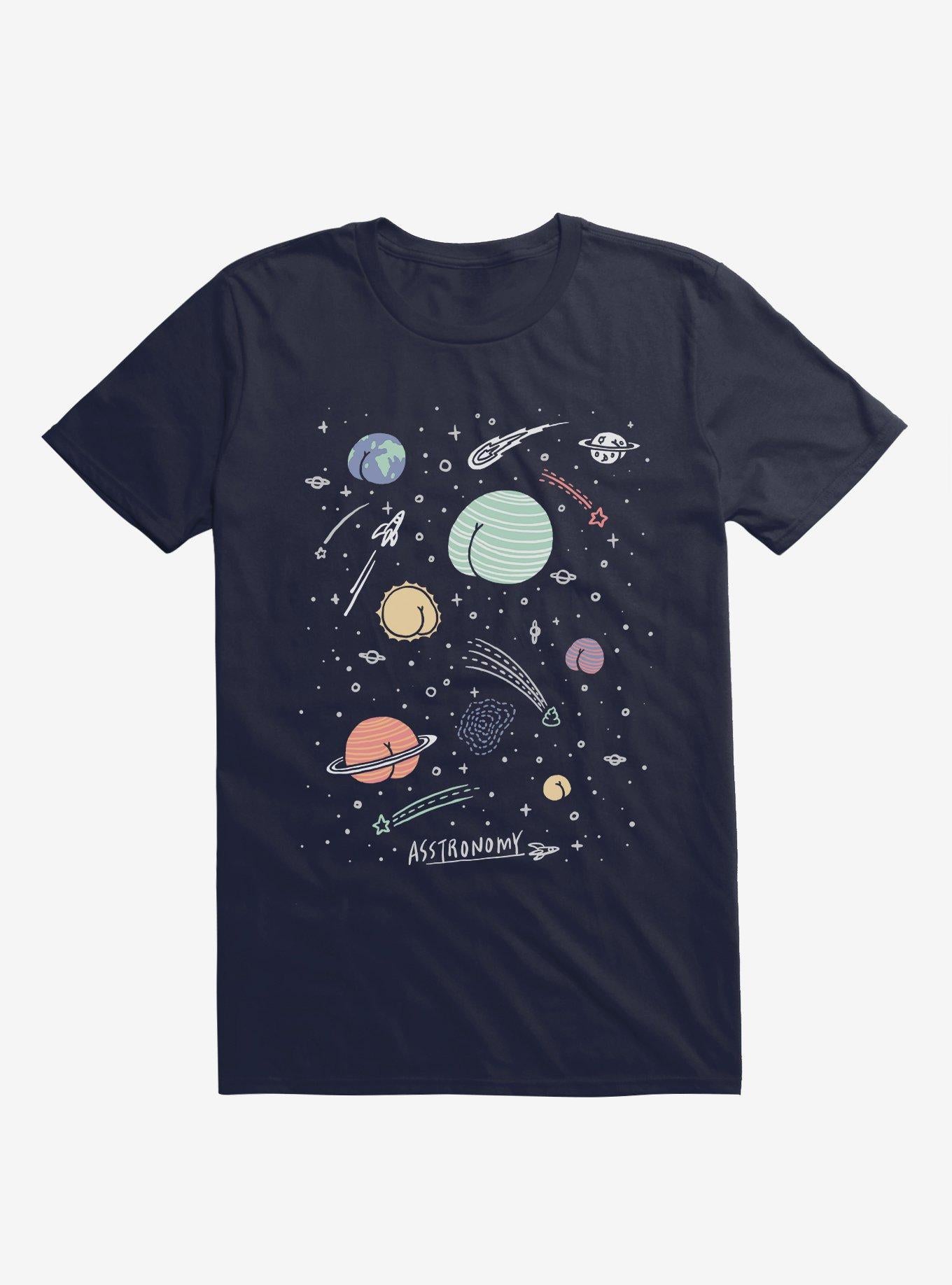 Asstronomy Space Navy Blue T Shirt T Shirt Trending US