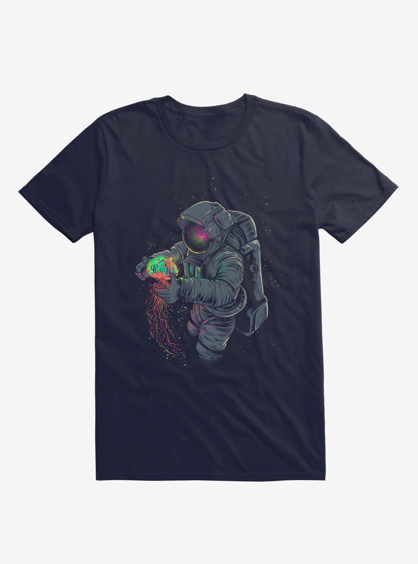 Jellyspace Astronaut Navy Blue T Shirt T Shirt Trending US