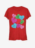 Marvel Avengers Candy Hearts Girls T-Shirt | Premium Unisex T-Shirt, Trending Graphic Tee