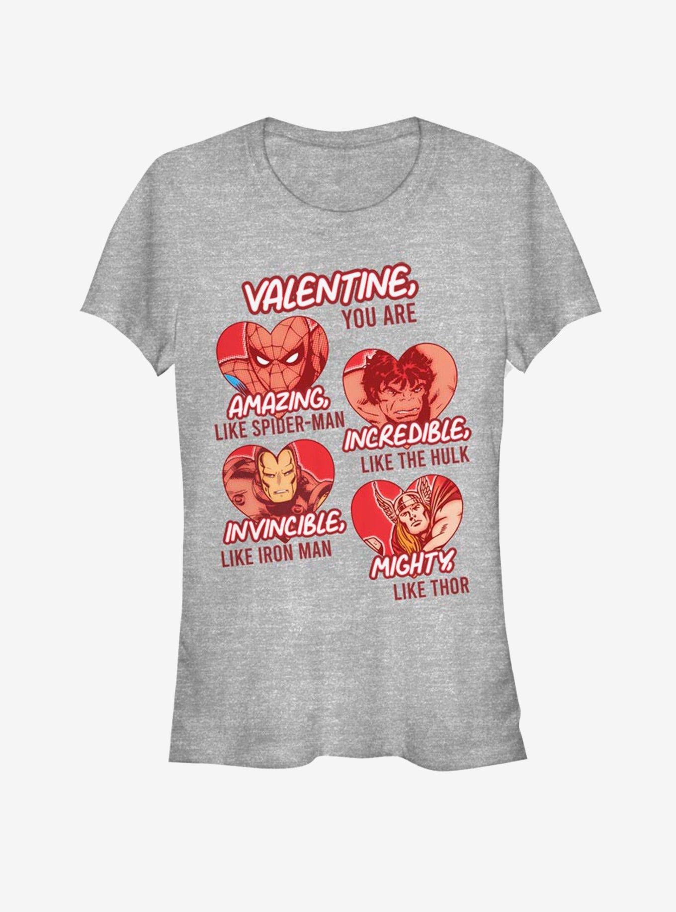 Marvel Avengers Valentine You Are Girls T-Shirt | Premium Unisex T-Shirt, Trending Graphic Tee
