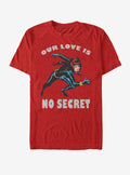 Marvel Black Widow No Secret Love Valentine T-Shirt | Premium Unisex T-Shirt, Trending Graphic Tee