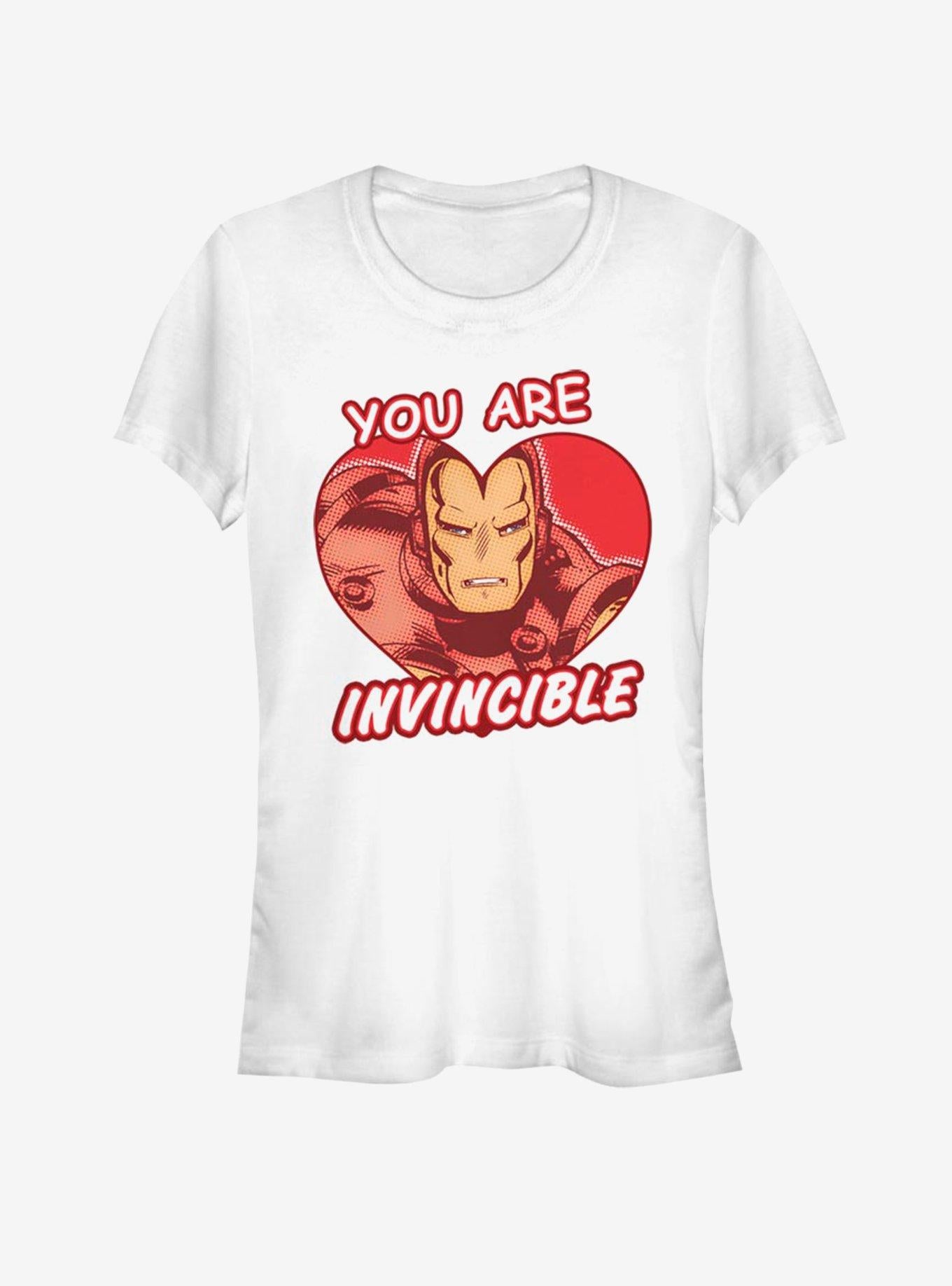 Marvel Ironman Invincible Heart Girls T-Shirt | Premium Unisex T-Shirt, Trending Graphic Tee